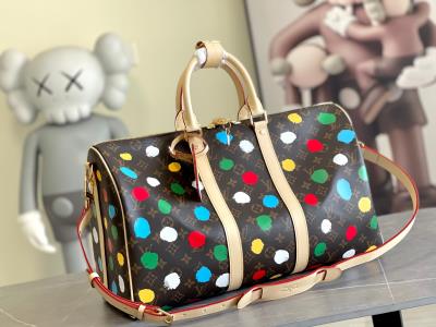 cheap quality Louis Vuitton x Yayoi Kusama Monogram M46377 Keepall 45